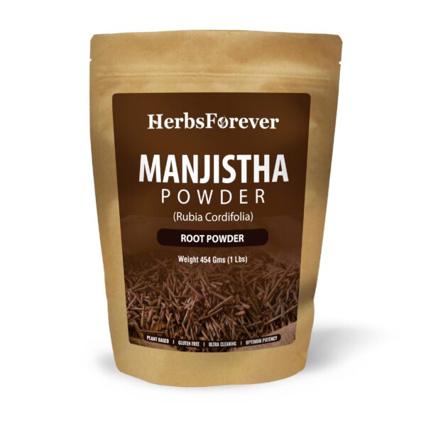 Polvo Manjistha Herbsforever 454 g rubia cordifolia pureza
