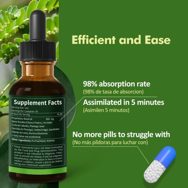 Ingredientes naturales Herbmood Chanca Piedra gotas