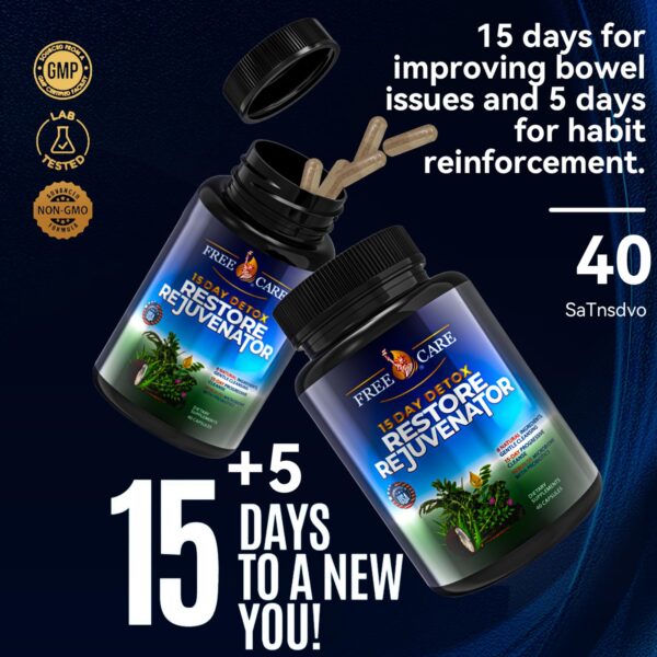 FreeCare detox natural con cascara sagrada y senna