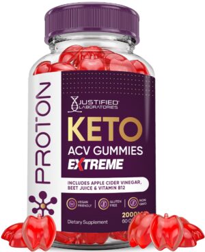 Gomitas Proton Keto ACV 2000mg empaque frontal