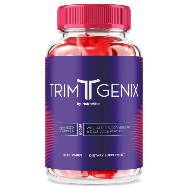Frente de NutraVibe Trim Genix Gummies