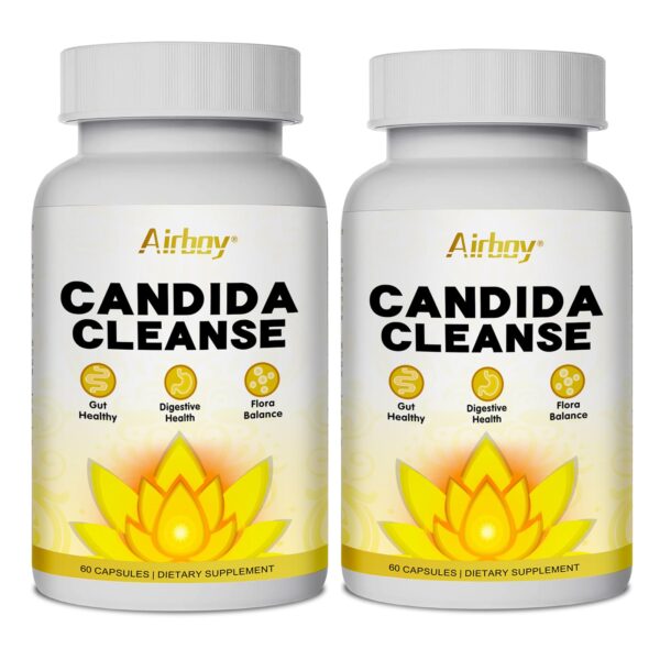 Airboy Candi Cleanse cápsulas detox colon hoja de orégano