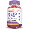 Etiqueta producto Turbo Ripped Keto ACV Gummies suplemento