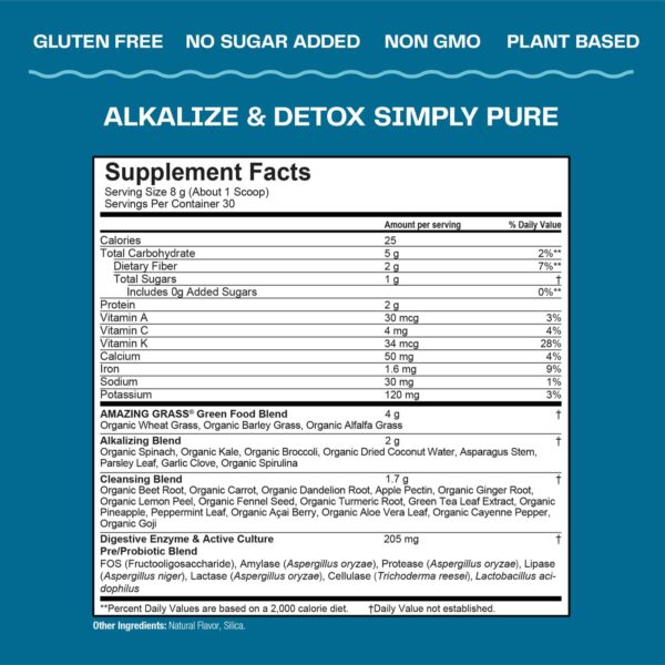 Superalimentos de granja familiar en mezcla Amazing Grass