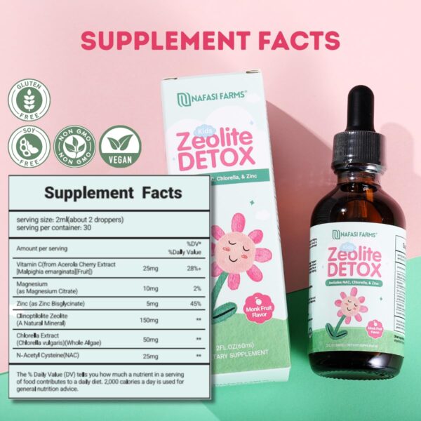 Frasco Zeolite Detox Nafasi Farms 60 ml Frasco Zeolite Detox Nafasi Farms 60 ml