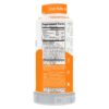 Bebida detox Herbal Clean QCarbo16 vista lateral botella naranja