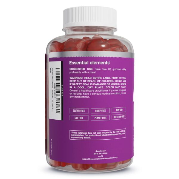 Gomitas naturales Essential Elements pack doble vinagre sidra