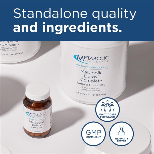 Saborizante natural vainilla Metabolic Maintenance detox hepático