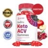 Envase gomitas Destiny Keto vinagre sidra de manzana 1000mg