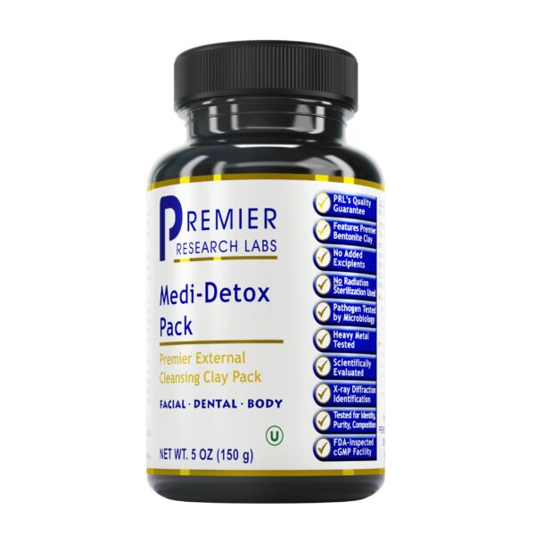 Premier Research Labs Medi-Dental pack arcilla volcánica detoxificante