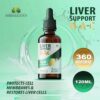 Frasco de Liver Support NAC 360 con extractos para detox hepático