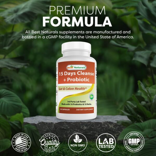 Empaque lateral de Best Naturals