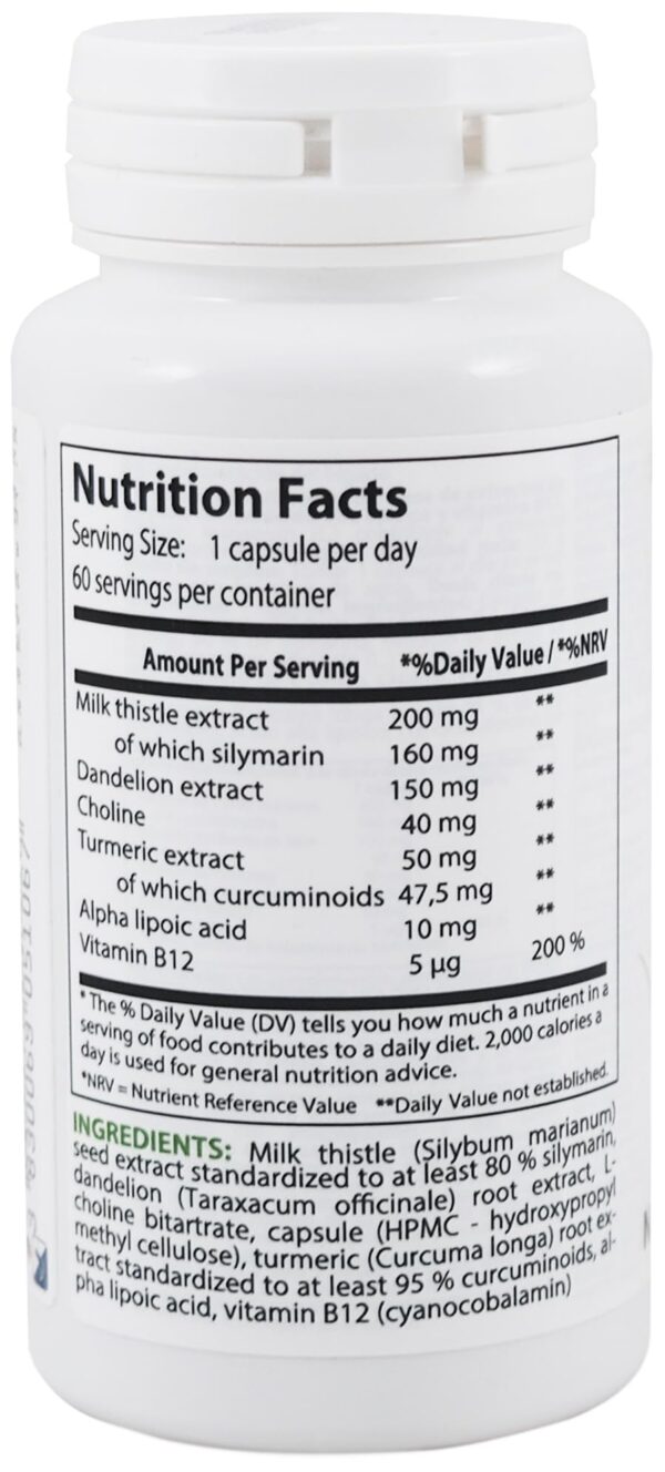 Cápsulas detox para hígado del set Heiltropfen