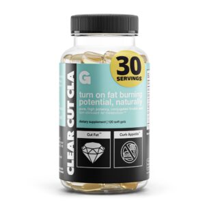 Botella de suplemento CLA Clear Cut de Gains in Bulk