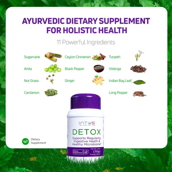 Frasco Intus Detox desintoxicante para intestino y hígado