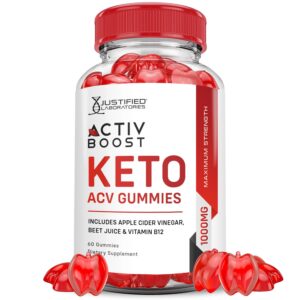 Activboost Keto gomitas vinagre sidra de manzana 60 unidades