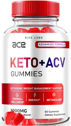 Gomitas Ace Keto ACV rize labs envase frontal