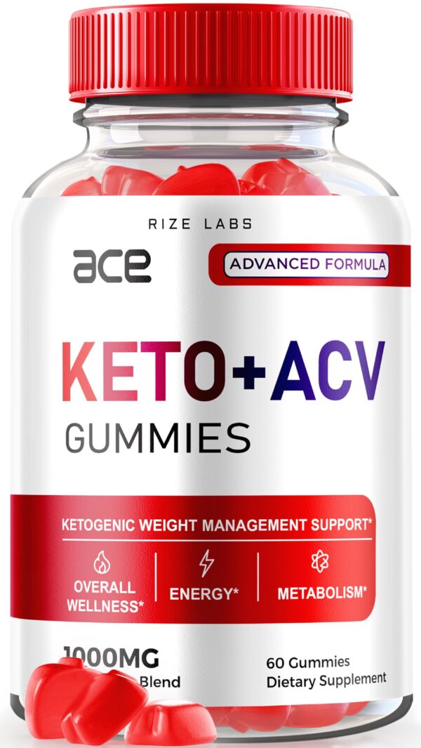 Gomitas Ace Keto ACV rize labs envase frontal