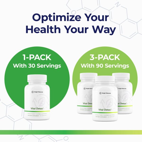 Paquete múltiple suplemento Vital Detox