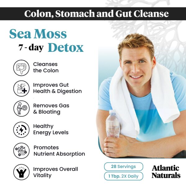 Suplemento desintoxicante cuerpo completo Atlantic Naturals