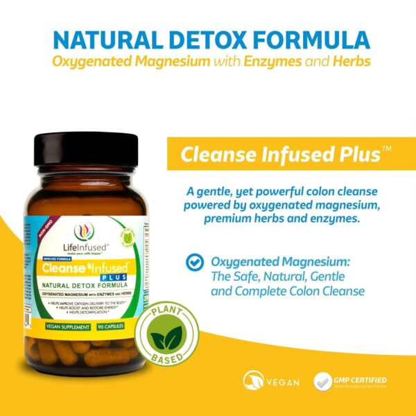 Life Infused Cleanse Plus producto detox para colon y órganos Life Infused Cleanse Plus producto detox para colon y órganos
