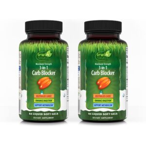 Frascos de Irwin Naturals bloqueador de carbohidratos 3 en 1