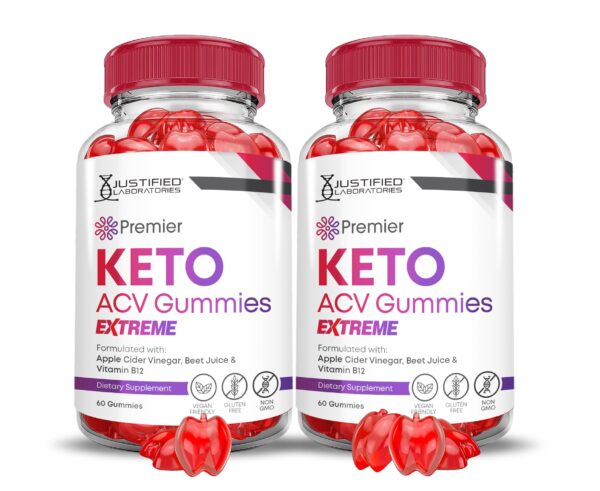Paquete de gomitas Premier Keto ACV vinagre manzana 120 unidades