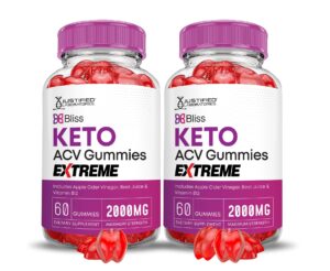 Paquete de dos gominolas Bliss Keto ACV con vinagre de sidra de manzana