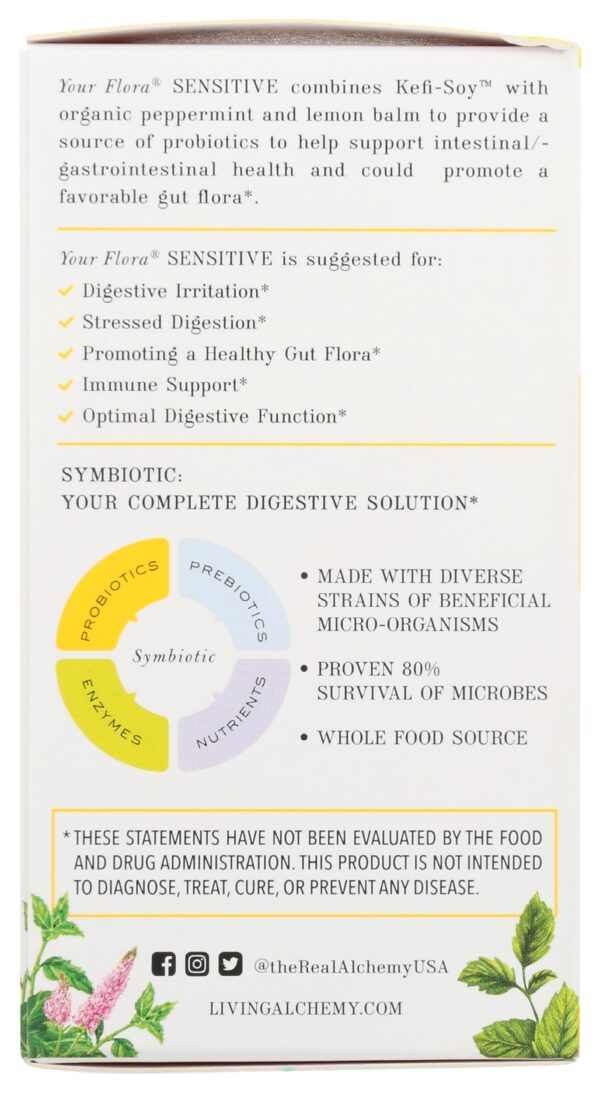 Cápsulas diarias de probiótico Your Flora 60 unidades