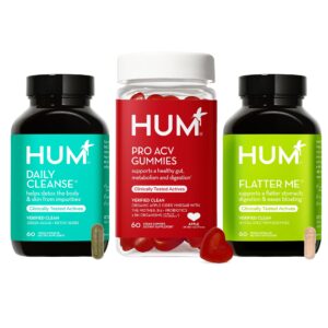 Paquete salud intestinal HUM set de 3 pasos para digestión