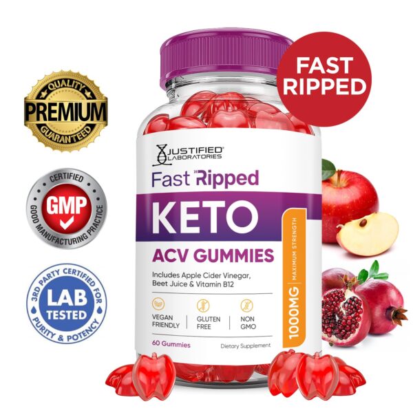 Paquete Fast Ripped Keto gomitas fórmula avanzada 2 pack