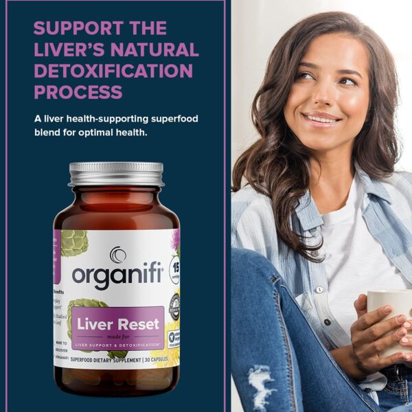 Organifi Liver Reset suplemento para producción energía celular