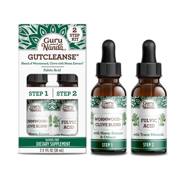 Kit GuruNanda Gutcleanse 2 pasos para limpieza digestiva