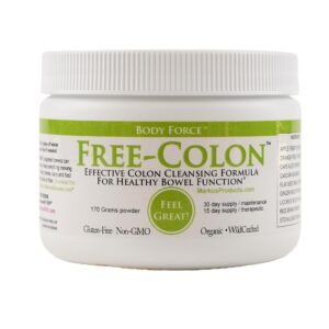 Envase polvo fórmula limpieza colon Markus 7.6 oz