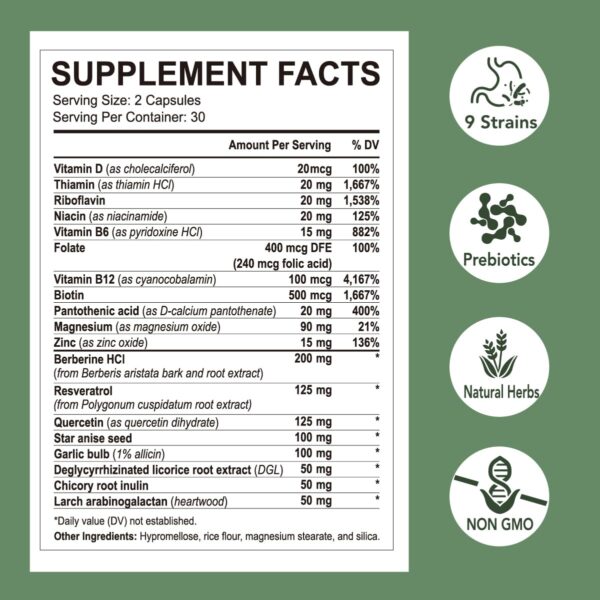 Envase Herbal BEE salud intestinal para hombres y mujeres