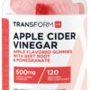 Gomitas vinagre de sidra de manzana TransformHQ envase frontal