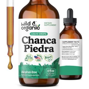 Gotas herbales Wild Organic chanca piedra para limpieza renal