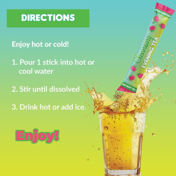 Caja lateral Skinny Teas 14 unidades palitos detox natural