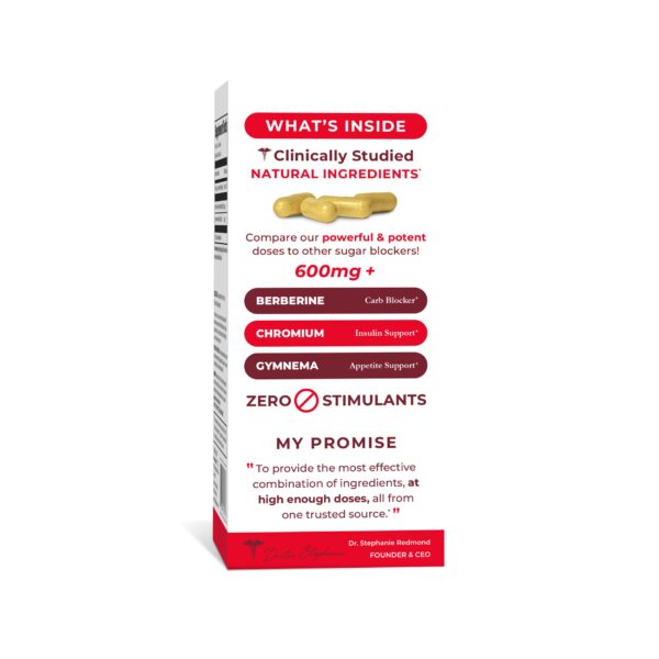 Pharmaganics empaque trasero información nutricional