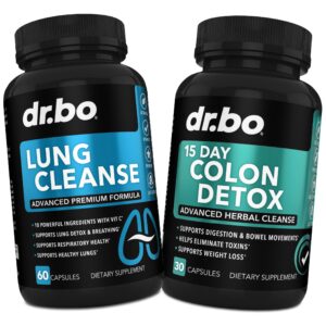 Limpieza pulmones y detox colon Fórmulas herbales DR. BO