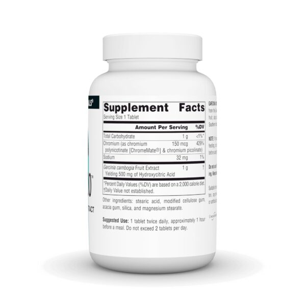 Etiqueta frontal de Garcinia Cambogia Source Naturals