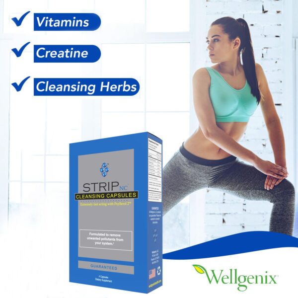 Suplemento natural Wellgenix Strip NC 4 cápsulas detox
