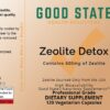 Vista frontal de Good State Zeolite Clinoptilolite