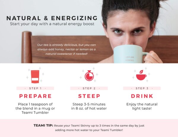 Tazas con té Teami Skinny y Colon Detox