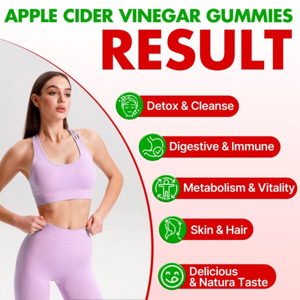 Gomitas vinagre sidra manzana acv detox metabolismo jazytiko
