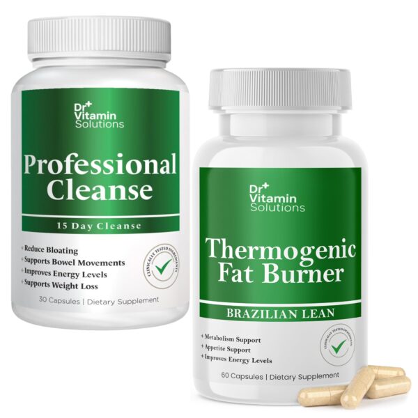 DR VITAMIN SOLUTIONS paquete detox y quemador de grasa termogénico
