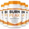 Frasco BurnPeak con etiqueta