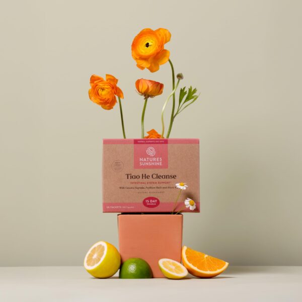 Suplemento limpieza herbal Nature's Sunshine Tiao He frasco