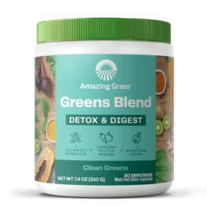 Amazing Grass Greens Superfood Detox Polvo Verde 30 porciones