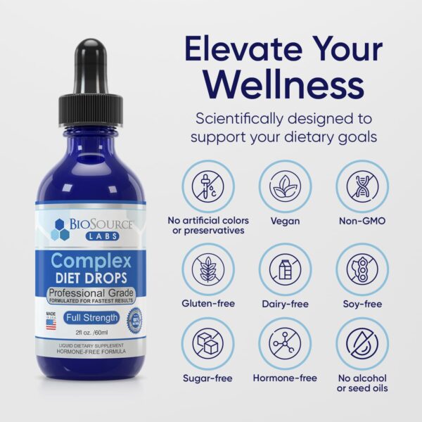 Etiqueta BioSource Complex Diet Drops